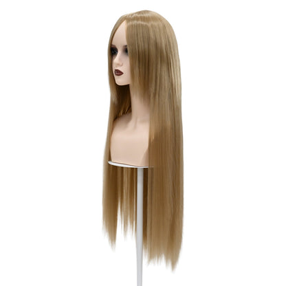 ウィッグ ロング ゴールド アッシュゴールド 金 コスプレ かつら 大人用 女性用 耐熱 カラー 仮装グッズ aw0018
