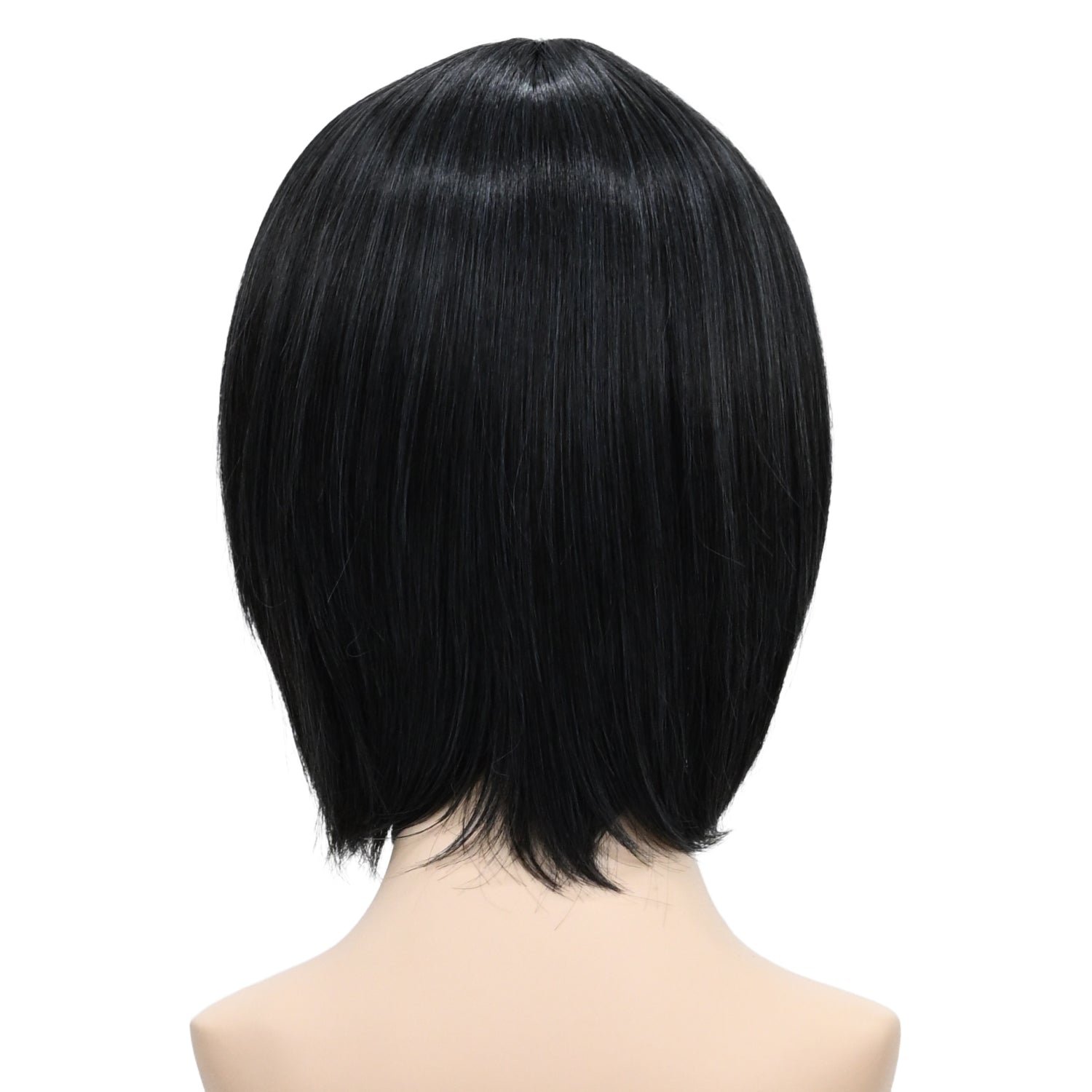 ウィッグ ボブ ブラック 黒 ブルーグレー コスプレ かつら 大人用 女性用 耐熱 カラー 仮装グッズ aw0021