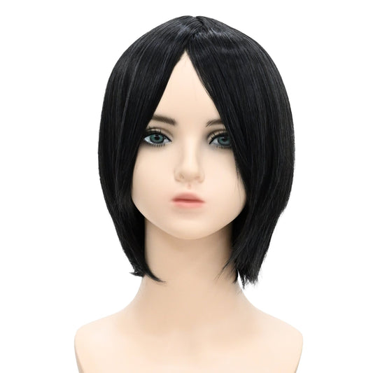 ウィッグ ボブ ブラック 黒 ブルーグレー コスプレ かつら 大人用 女性用 耐熱 カラー 仮装グッズ aw0021