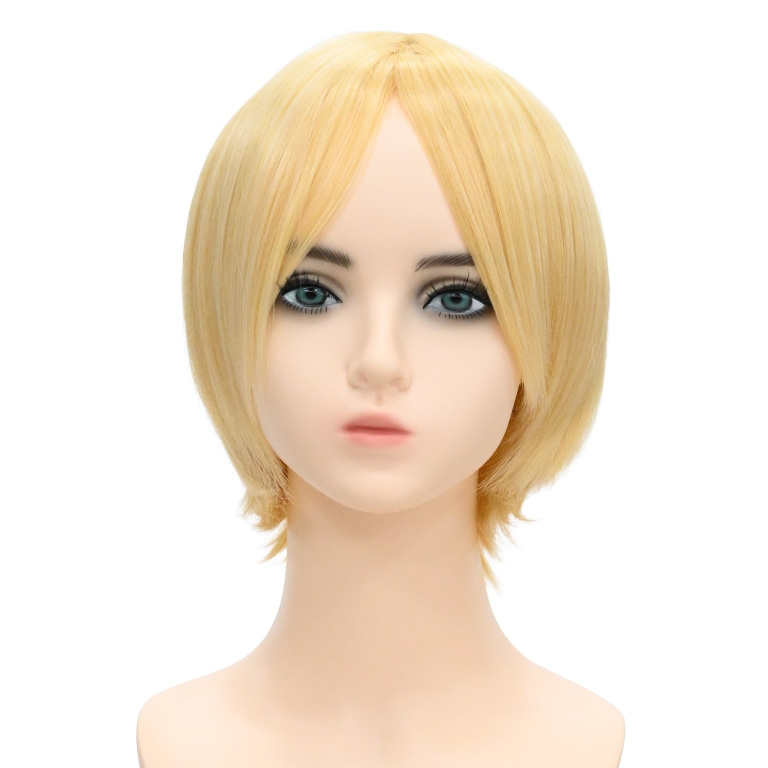 ウィッグ ボブ ゴールド 金 ブロンド コスプレ かつら 大人用 女性用 耐熱 カラー 仮装グッズ aw0023
