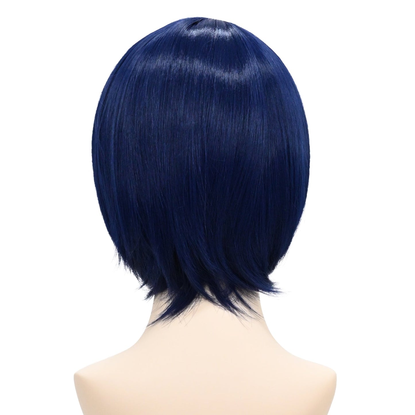 ウィッグ ボブ ネイビー 藍色 紺色 コスプレ かつら 大人用 女性用 耐熱 カラー 仮装グッズ aw0025