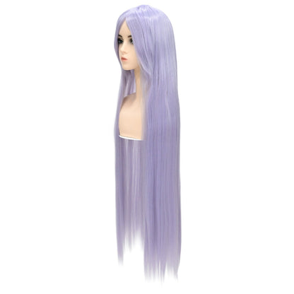 ウィッグ スーパーロング パープル 紫 ホワイトパープル コスプレ かつら 大人用 女性用 耐熱 カラー 仮装グッズ aw0028
