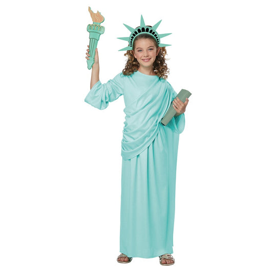 自由の女神　衣装、コスチューム　子供女性用　アメリカ　STATUE OF LIBERTY/CHILD　コスプレ