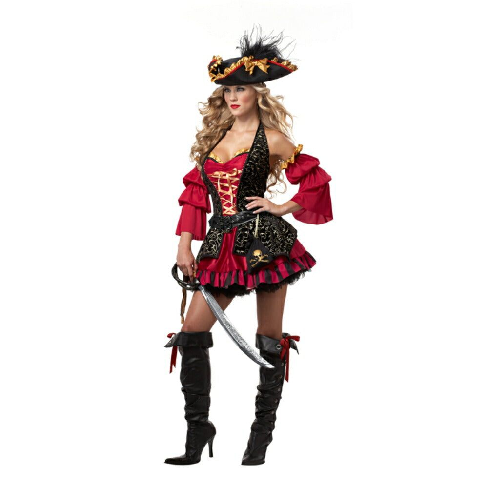 海賊　セクシー　衣装、コスチューム　大人女性用　spanish pirate　コスプレ