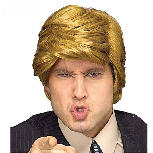 トランプ ウィッグ コスプレ ドナルド・トランプ かつら 金髪 仮装グッズ アメリカ大統領
