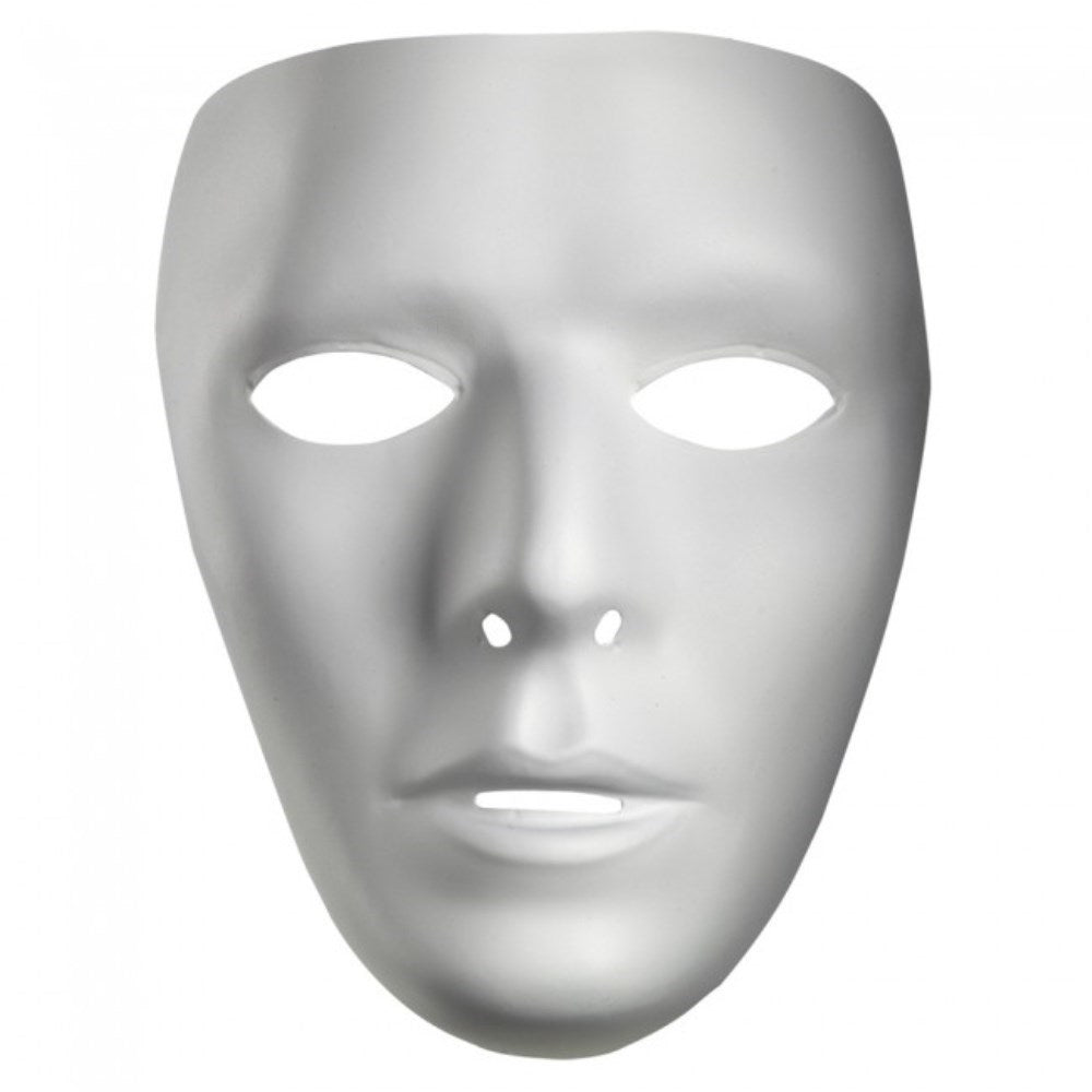 真っ白マスク　ホラー　大人男性用　Blank Male Adult Mask　コスプレ