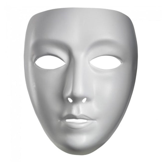 真っ白マスク　ホラー　大人女性用　Blank Female Adult Mask　コスプレ