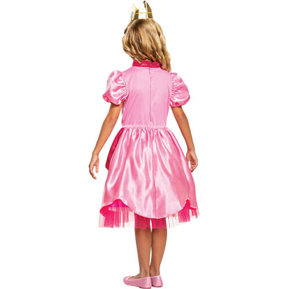 ピーチ姫　コスチューム　スーパーマリオ　ドレス　子供女性用　Classic　コスプレ衣装