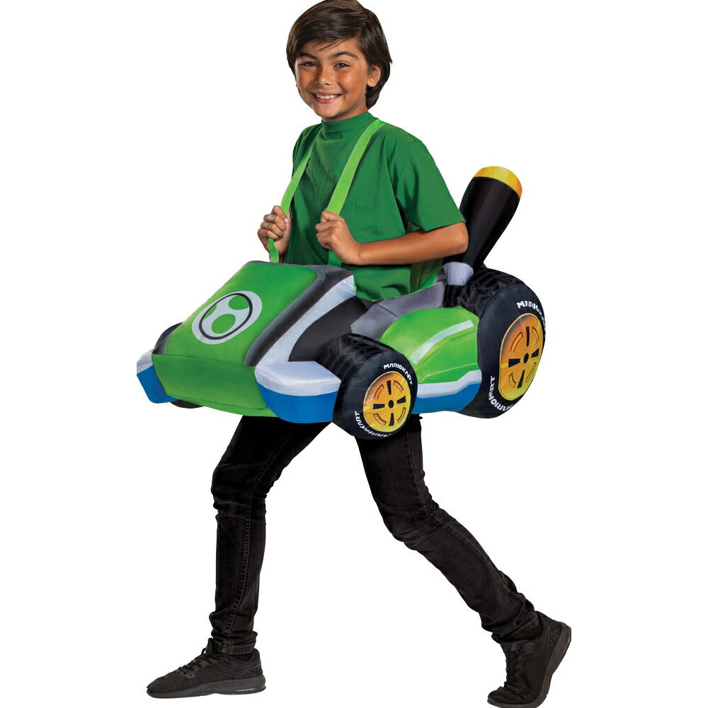 ヨッシー　コスチューム　スーパーマリオ　マリオカート　子供男性用　コスプレ衣装　インフレータブル