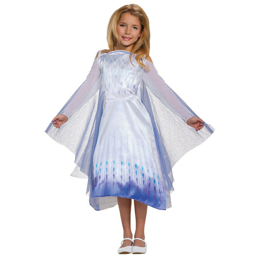 エルサ　コスチューム　アナと雪の女王２　ドレス　子供女性用　ディズニー　Classic　コスプレ衣装