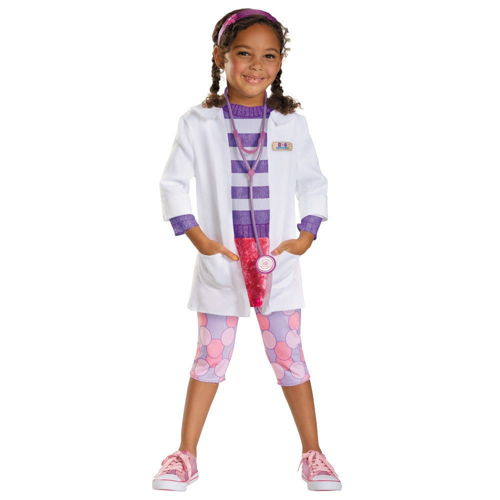 ドック　ドックはおもちゃドクター　衣装、コスチューム　子供女性用　DOC　DELUXE　CHILD　コスプレ