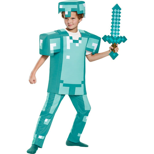 マインクラフト　コスチューム　アーマー　鎧　子供男性用　Deluxe　コスプレ衣装　3D　Minecraft