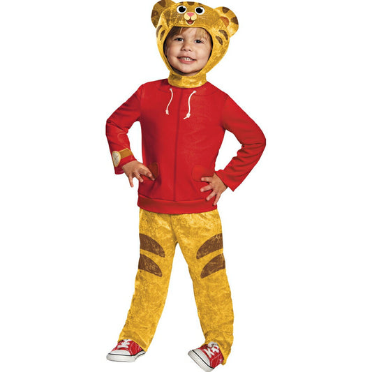 ダニエルタイガー　コスチューム　ダニエル・タイガーと仲間たち　子供男性用　コスプレ衣装　Classic　Daniel Tiger's Neighborhood