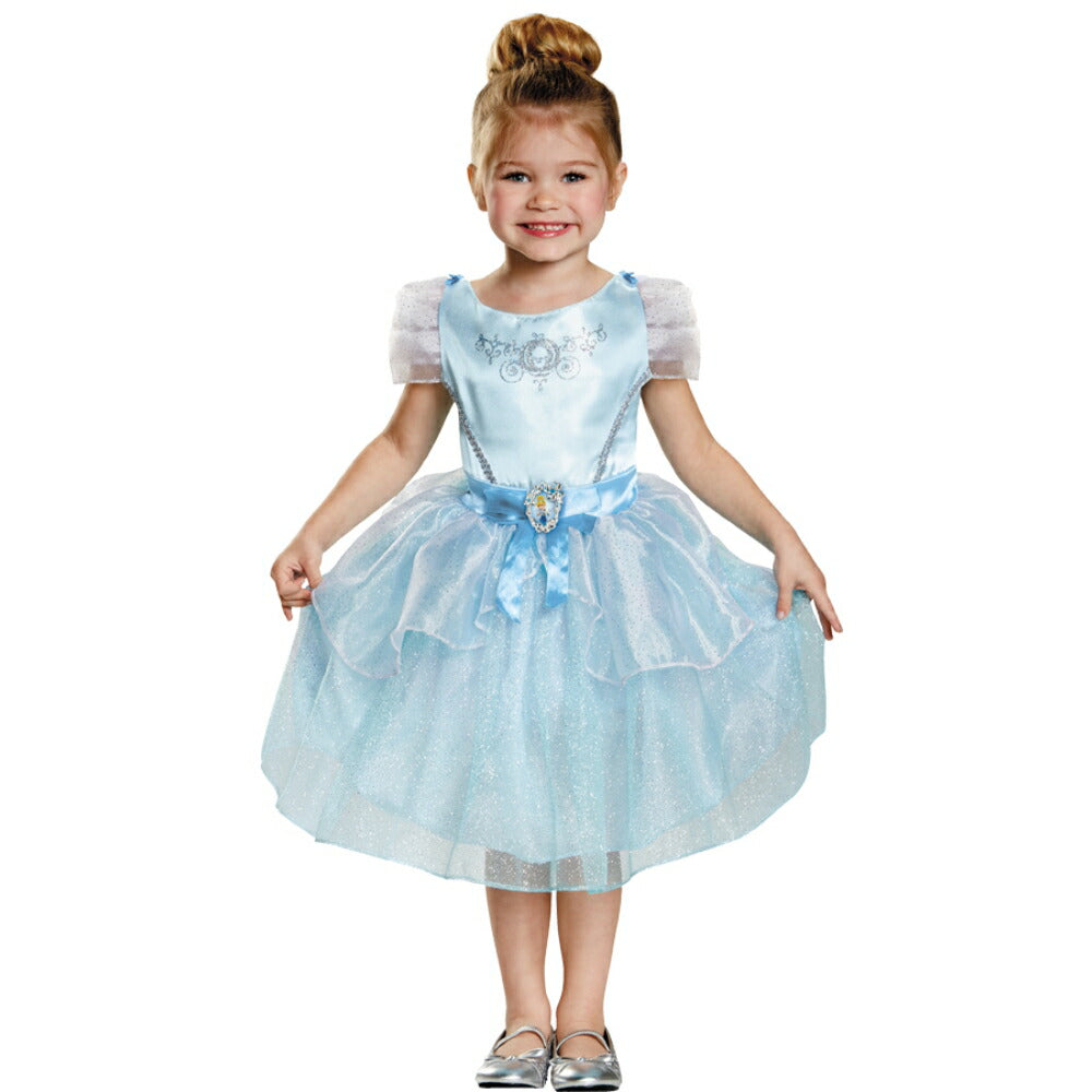 シンデレラ　衣装、コスチューム　子供女性用　ディズニー　CLASSIC　Cinderella　コスプレ