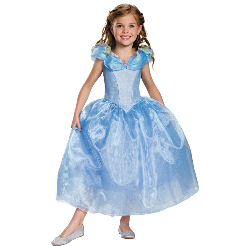 シンデレラ　衣装、コスチューム　子供女性用　ディズニー　MOVIE 　Cinderella　コスプレ