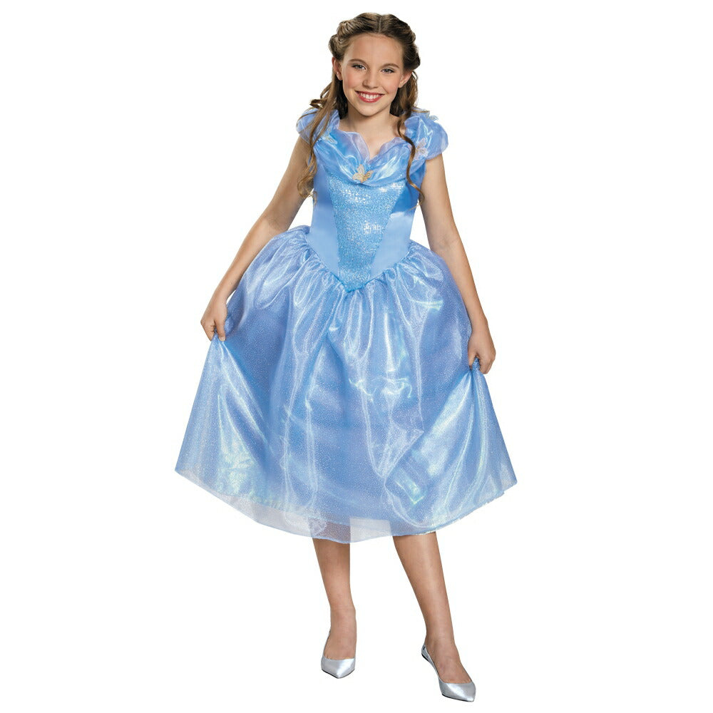 シンデレラ　衣装、コスチューム　子供女性用　ディズニー　TWEEN 　Cinderella　コスプレ