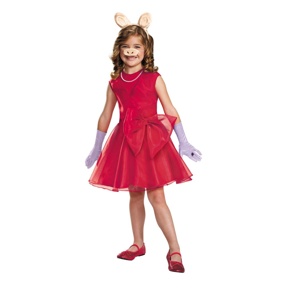 ミス・ピギー　セサミストリート　衣装、コスチューム　子供女性用　MISS PIGGY CHILD　コスプレ