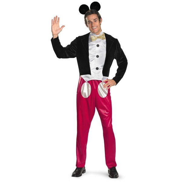 ミッキーマウス　衣装、コスチューム　大人男性用　ディズニー　ハロウィン　コスプレ