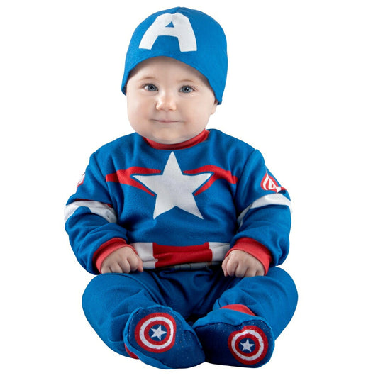 キャプテンアメリカ　コスチューム　マーベル　ベビー用　コスプレ衣装　赤ちゃん用