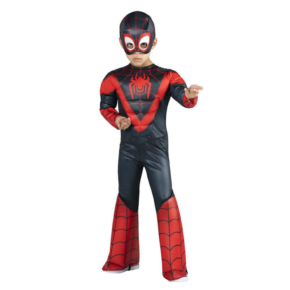 スパイダーマン　マイルズモラレス　コスチューム　マーベル　子供男性用　コスプレ衣装　幼児用