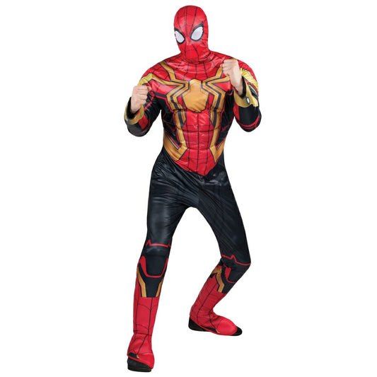 スパイダーマン　コスチューム　インテグレーテッドスーツ　大人男性用　コスプレ衣装　マーベル　Qualux