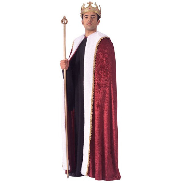 王様のローブ　赤色　衣装、コスチューム　コスプレ　　大人男性用　ヨーロッパの歴史ハロウィン