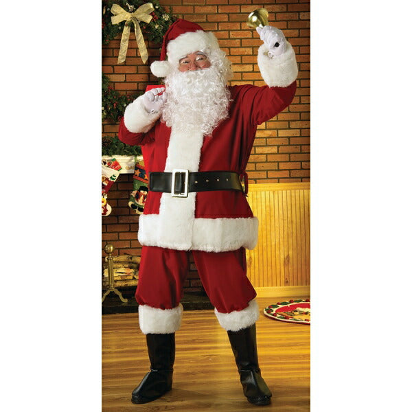 サンタクロース　衣装、コスチューム　大人男性用　SUIT FLANNEL　クリスマス　コスプレ