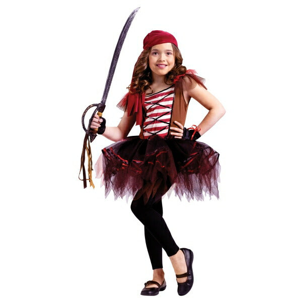 バレリーナパイレーツ　海賊　衣装、コスチューム　子供女性用　コスプレ