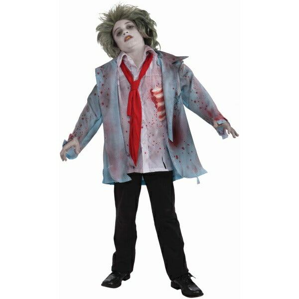 ゾンビボーイ　ホラー　衣装、コスチューム　子供男性用　コスプレ　Zombie