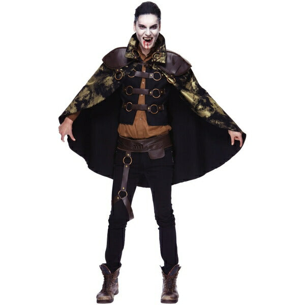 ドラキュラ　吸血鬼　ホラー　衣装、コスチューム　大人男性用　コスプレ Shadow Stalker