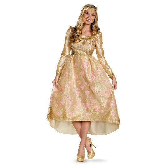 オーロラ姫　衣装、コスチューム　デラックス　大人女性用　Aurora　コスプレ