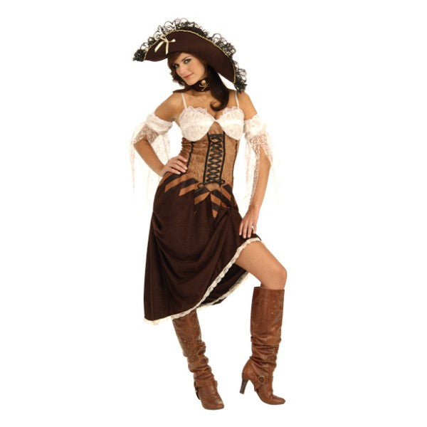 女海賊　ブラウン　Maiden　衣装、コスチューム　コスプレ　大人女性用