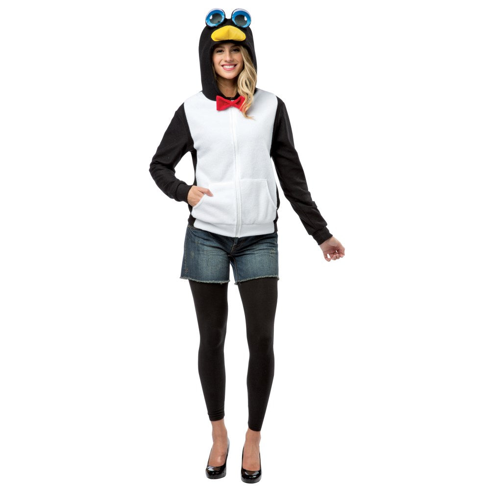 ペンギン　パーカー　衣装、コスチューム　大人女性用　HOODIE PENGUIN ADULT　コスプレ