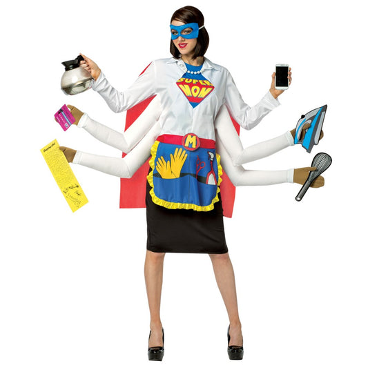 スーパーママ　衣装、コスチューム　大人女性用　SUPER MOM　コスプレ