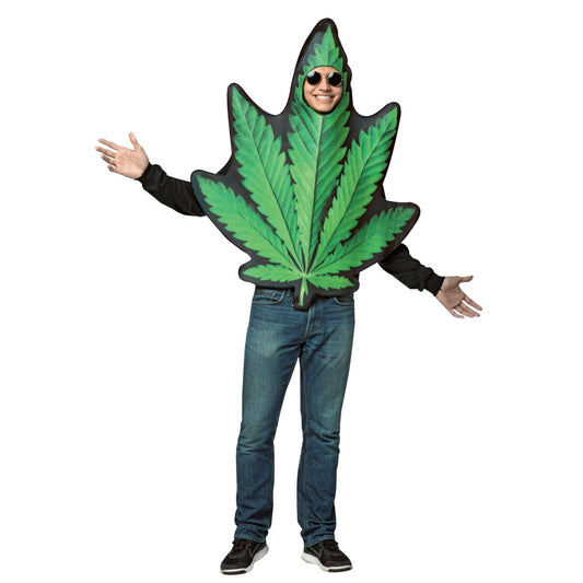 麻の葉　衣装、コスチューム　大人男性用　POT LEAF GET REAL　コスプレ