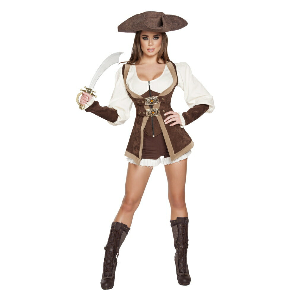 海賊　衣装、コスチューム　女性大人用　 4pc Beautiful Pirate Maiden　コスプレ