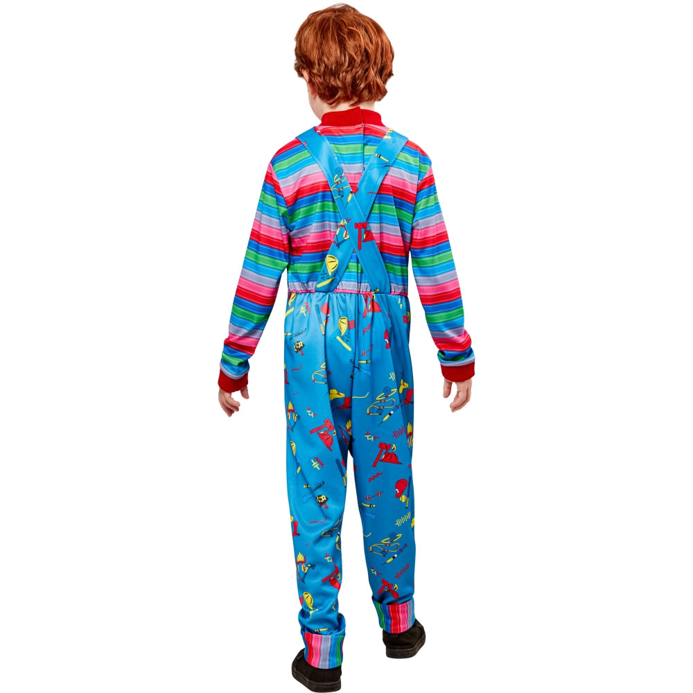 チャッキー コスチューム 子供男性用 コスプレ衣装 チャイルドプレイ Deluxe