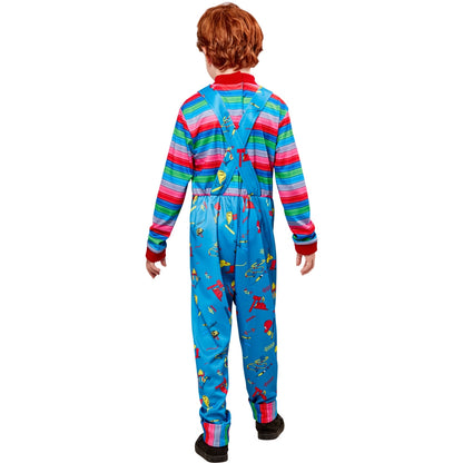 チャッキー コスチューム 子供男性用 コスプレ衣装 チャイルドプレイ Deluxe