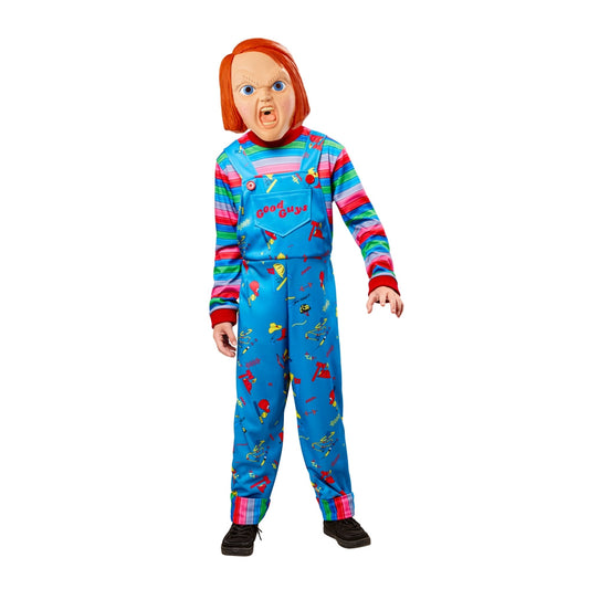 チャッキー コスチューム 子供男性用 コスプレ衣装 チャイルドプレイ Deluxe
