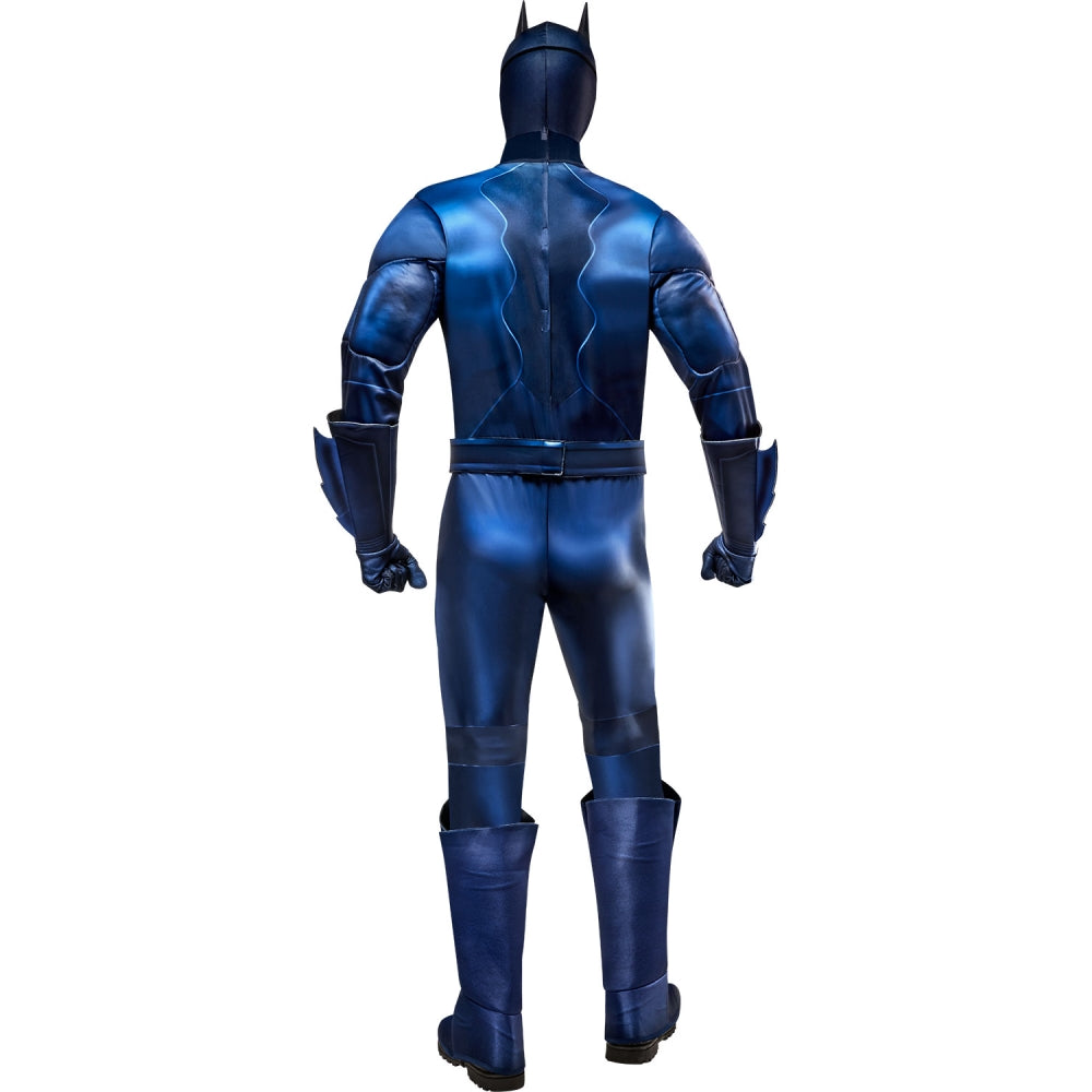 バットマン コスチューム 大人男性用 コスプレ衣装 DCコミック Deluxe ブルー ネイビー
