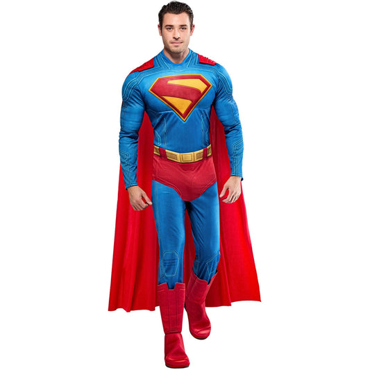 スーパーマン コスチューム 大人男性用 コスプレ衣装 Deluxe 