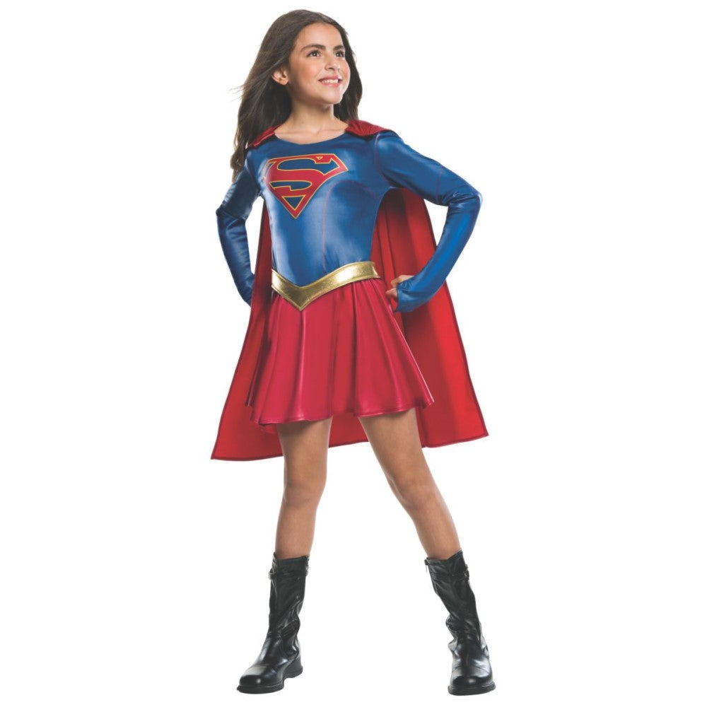 スーパーガール　衣装、コスチューム　子供女性用　DCコミックス　SUPERGIRL CHILD　コスプレ