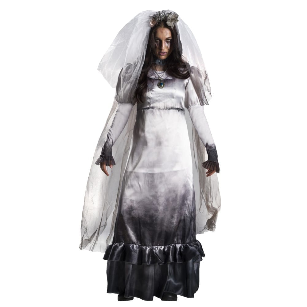 ラ・ヨローナ　泣く女　衣装、コスチューム　大人女性用　ホラー　ドレス　ハロウィン　DELUXE　コスプレ