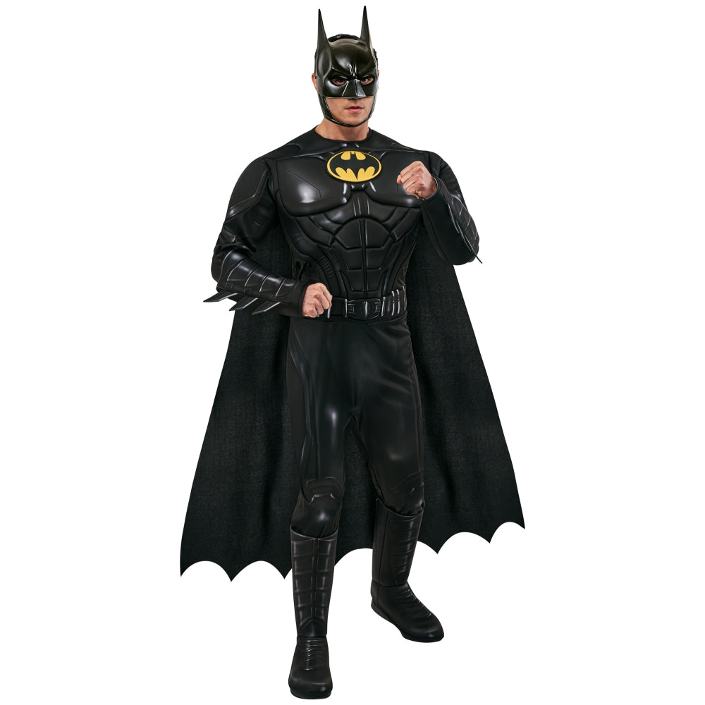 バットマン コスチューム 大人男性用 コスプレ衣装 DCコミック Deluxe ブラック