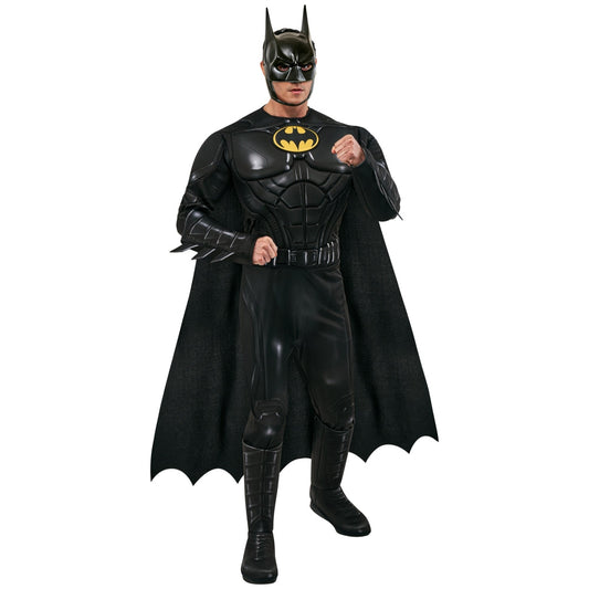 バットマン コスチューム 大人男性用 コスプレ衣装 DCコミック Deluxe ブラック