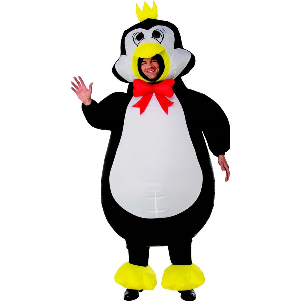 ペンギン　衣装、コスチューム　大人用　着ぐるみ　空気で膨らむ　コスプレ