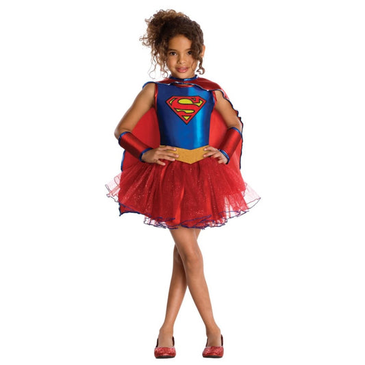 スーパーガール　衣装、コスチューム　子供女性用　スーパーマン　SUPERGIRL　コスプレ