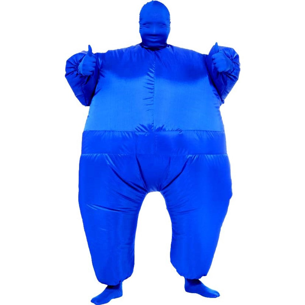 インフレータブル　ブルー　衣装、コスチューム　大人用　着ぐるみ　空気で膨らむ　コスプレ