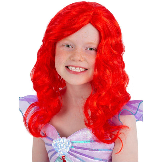 アリエル風 ウィッグ コスプレ 子供用 ロング かつら リトルマーメイド風 人魚姫