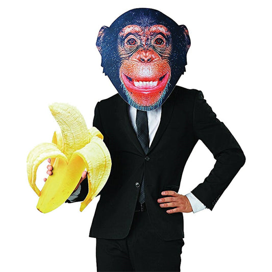チンパンジー　マスク　コスプレ　動物　グッズ　お笑い　おもしろ